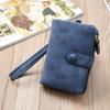 Nubuck Leather Women Wallets Coin Pocket Hasp Card Holder Money Bags Casual Long Ladies Clutch Phone Purse