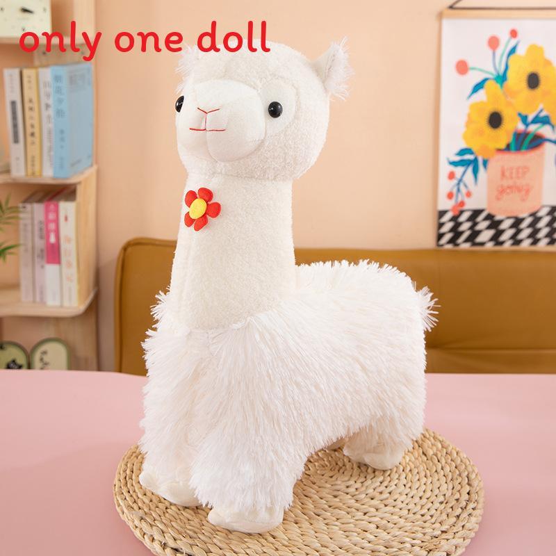 Plush Alpaca Cartoon Toy With Pp Cotton Filling For Kids And Gift Giving