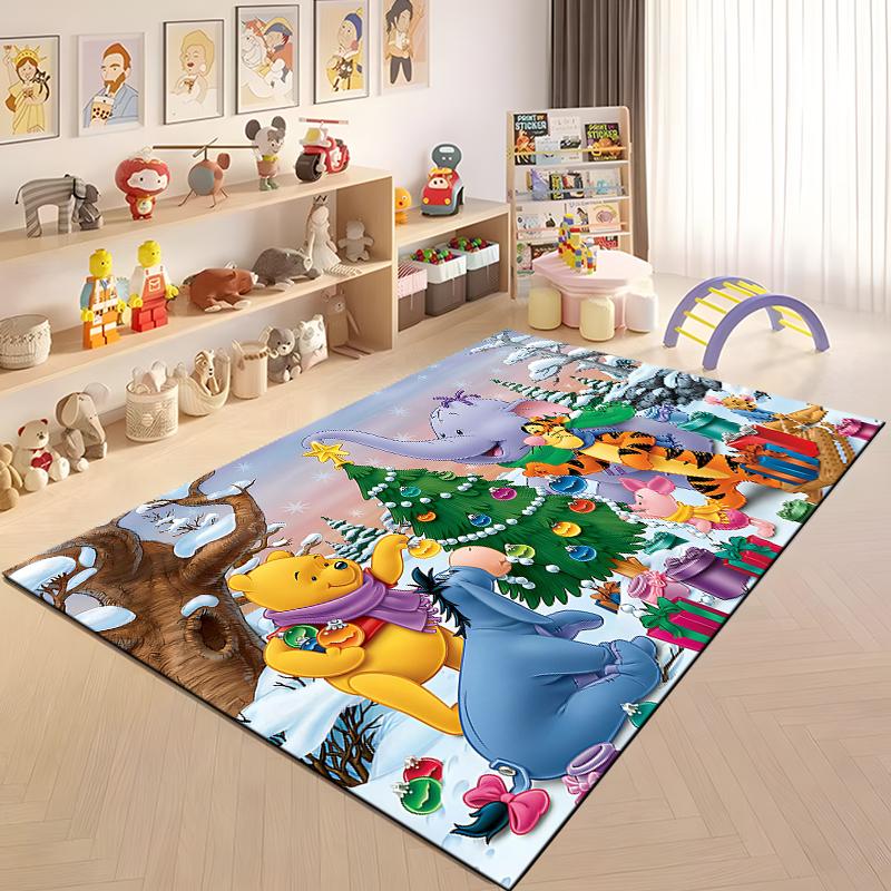 Best Seller!Winnie The Pooh Themed Carpet Kids Room LivingRoom Sofa King Size Mat Multi-scene All Seasons Rug Free Shipping Gift