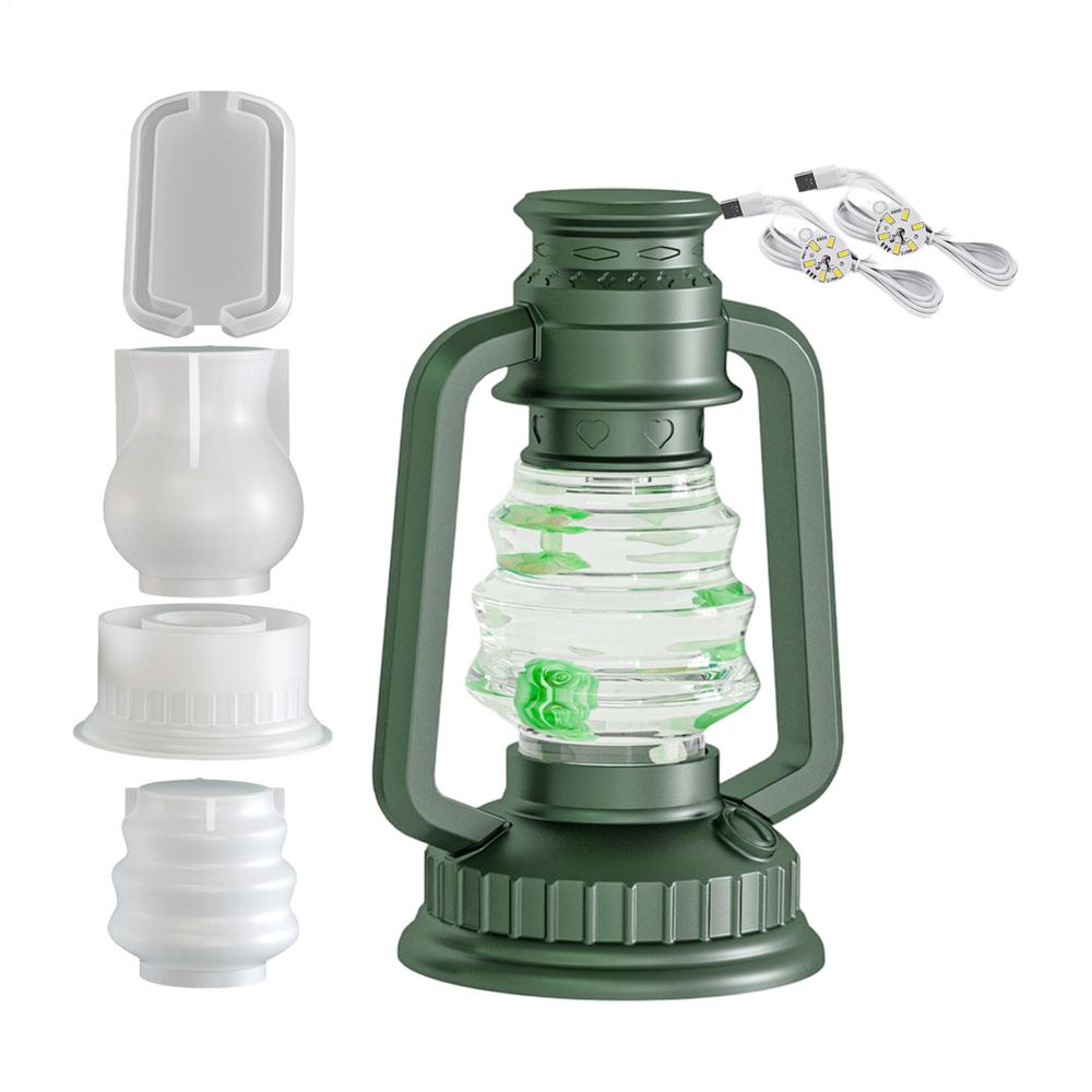 

Resin Molds Silicone Reusable Easy Release Craft Supplies 2 Shapes Lantern Molds For Resin Casting For Lantern Ornament Casting