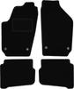 Schwarze Velours-Fußmatten für: Volkswagen Fox Schrägheck (2005-2011)