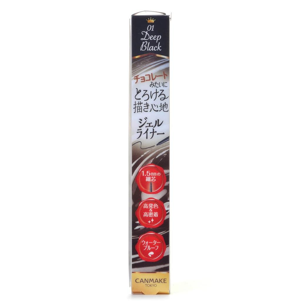 Canmake Gel Creamy Touch Liner 01 Deep Black 0.08g