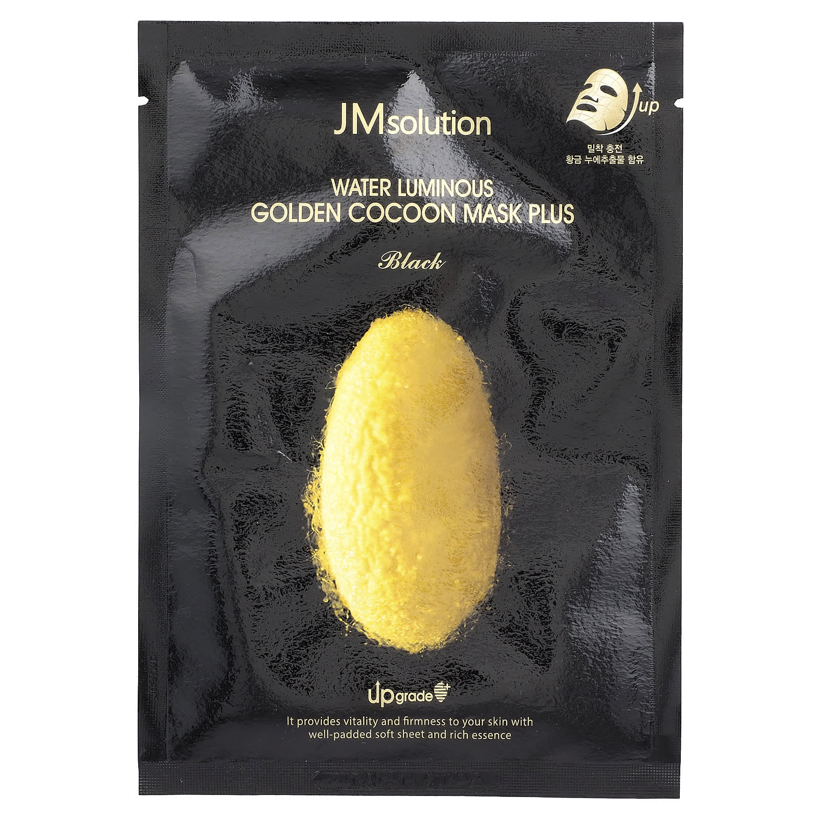 

JM Solution, Water Luminous Golden Cocoon Beauty Mask Plus, Черная, 1 лист, 45 г