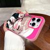 Danganronpa Chiaki Nanami Telefoonhoesje voor iPhone 17 16 15 14 13 12 11 Air Pro Max Plus Jelly Dubbele laag Rozerood Hoesje