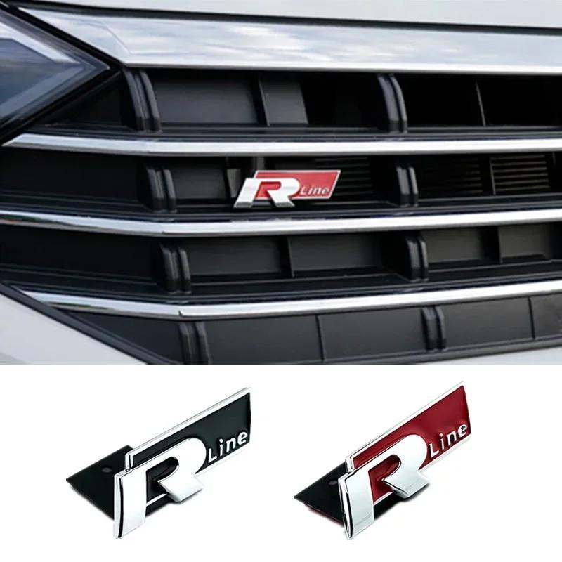 BSK1 For VOLKSWAGEN VW GTI 3D Metal Sport Sticker Badge Body Sticker For Volkswagen Golf R Rline Tiguan Touareg Polo GTI CC Passat r3 in2