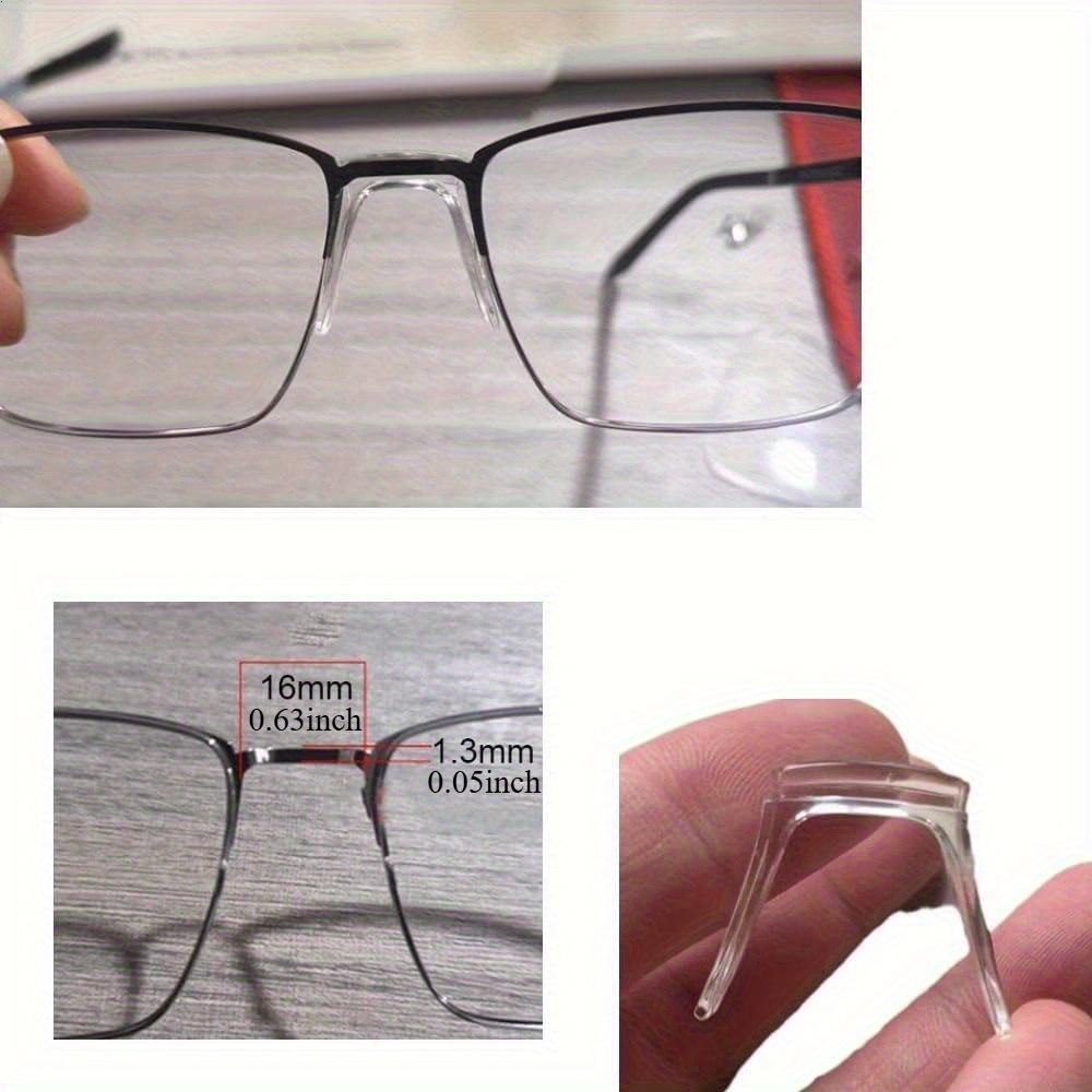 1Pc Transparent Invisible Anti-Slip Glasses Nose Pads Non-Slip Eyeglass Accessories Suitable for Reading, Fashion Glasses & Frames Durable Nose Pads