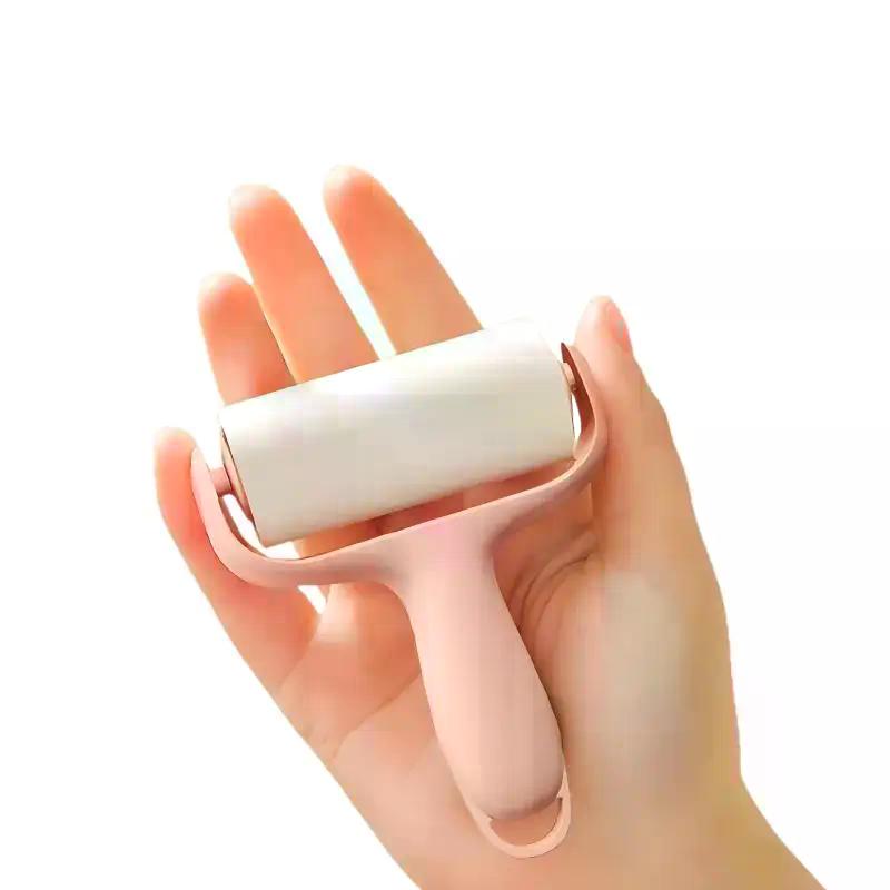 Mini Lint Roller Portable Sticky Roller High Adhesive For Pet Hair Clothes Dust Removal Cleaning Tool