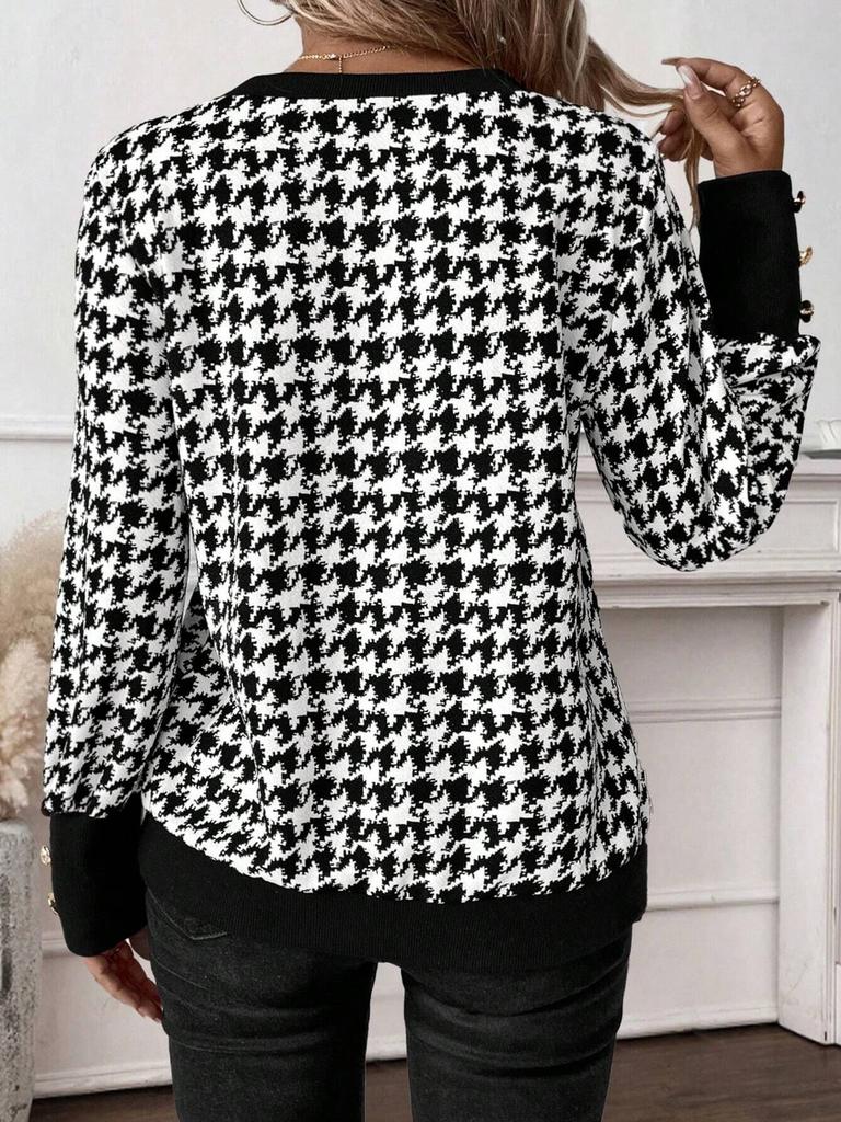 Trendy Floral Print Hoodie for Women