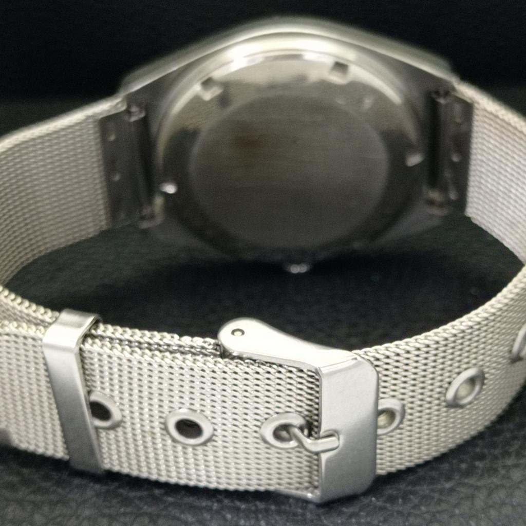 VINTAGE SEIKO 5 AUTOMATIC JAPAN 6309A MENS ARABIC BLACK DIAL WATCH A701319-5 R206a-a701319