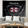 1PC Custom Name Umbrella Resident Emblem Tapestry Hanging for Bedroom,Livingroom, Playroom,Decor Art Room Wall Tapestry Birthday Gifts