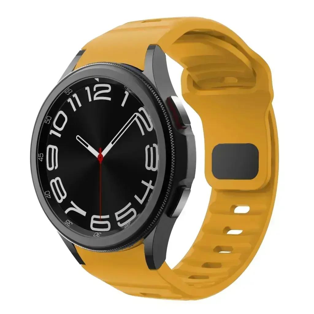 Silikonarmband für Samsung Galaxy Watch 6 Classic 47 mm 43 mm/4 Classic 46 mm 42 mm Armband Galaxy Watch 5/5pro 45 mm/4/6 40 mm 44 mm