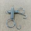 10Pcs Multipurpose Spring Animal Cage Latches Lock Spring Rabbit Cage Door Tension Spring with Hook