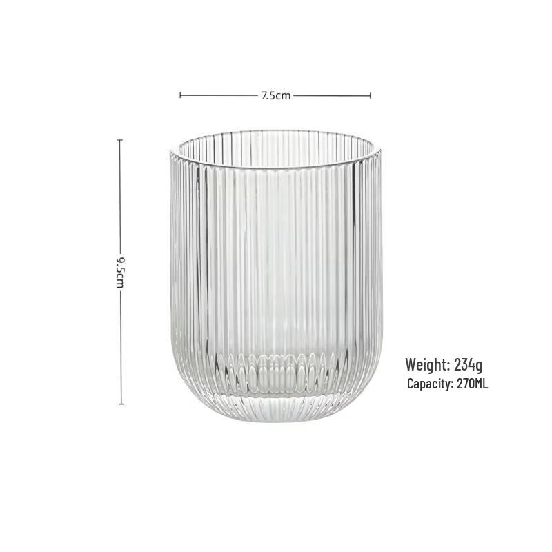 

Changqi Ribbed Glass Champagne Flute Set