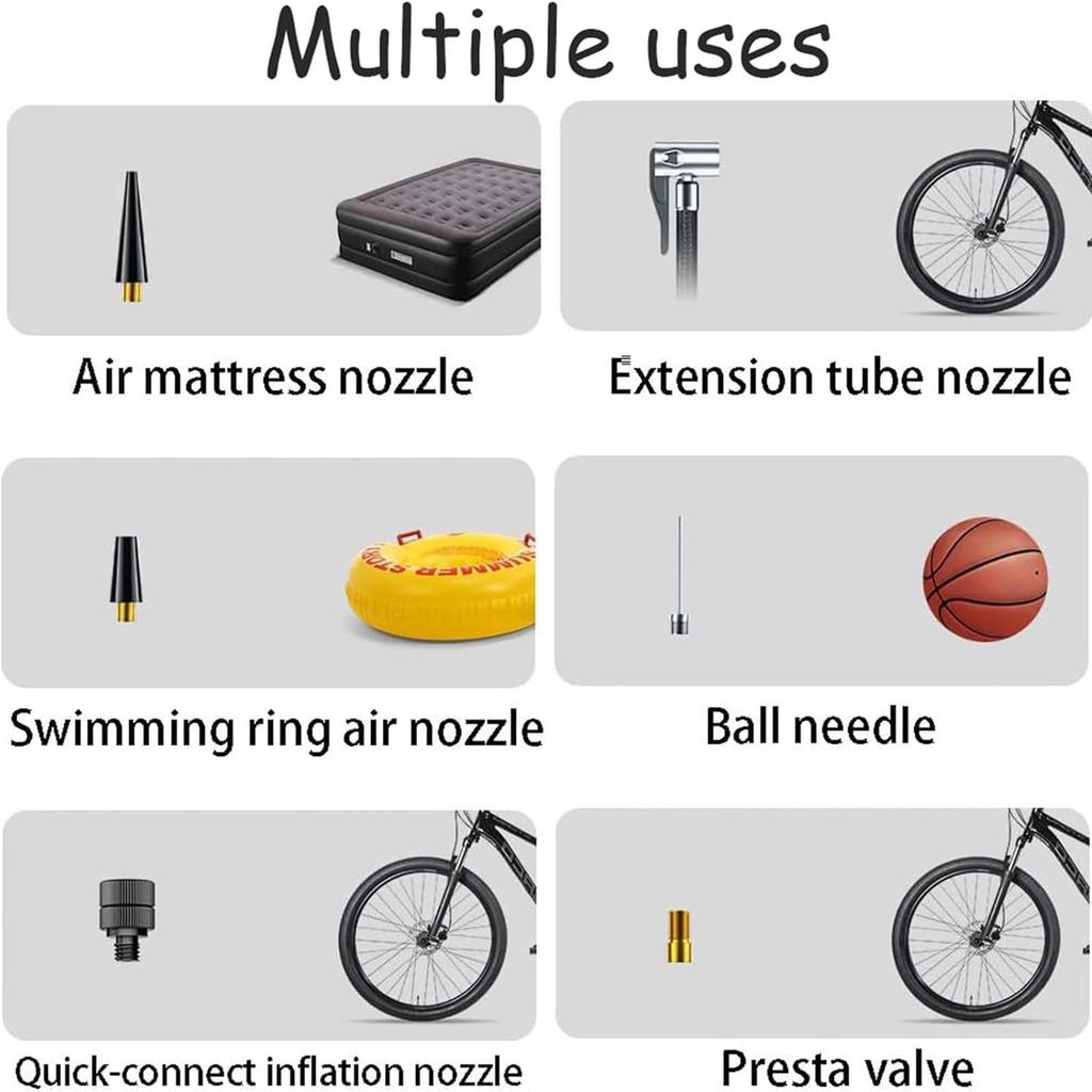    Electric ,  Electric Bike , 150 Psi High Pressure Fast/Intelligent Inflation, 29s Fast Inflation, Three Lighting Modes for Road Bike,