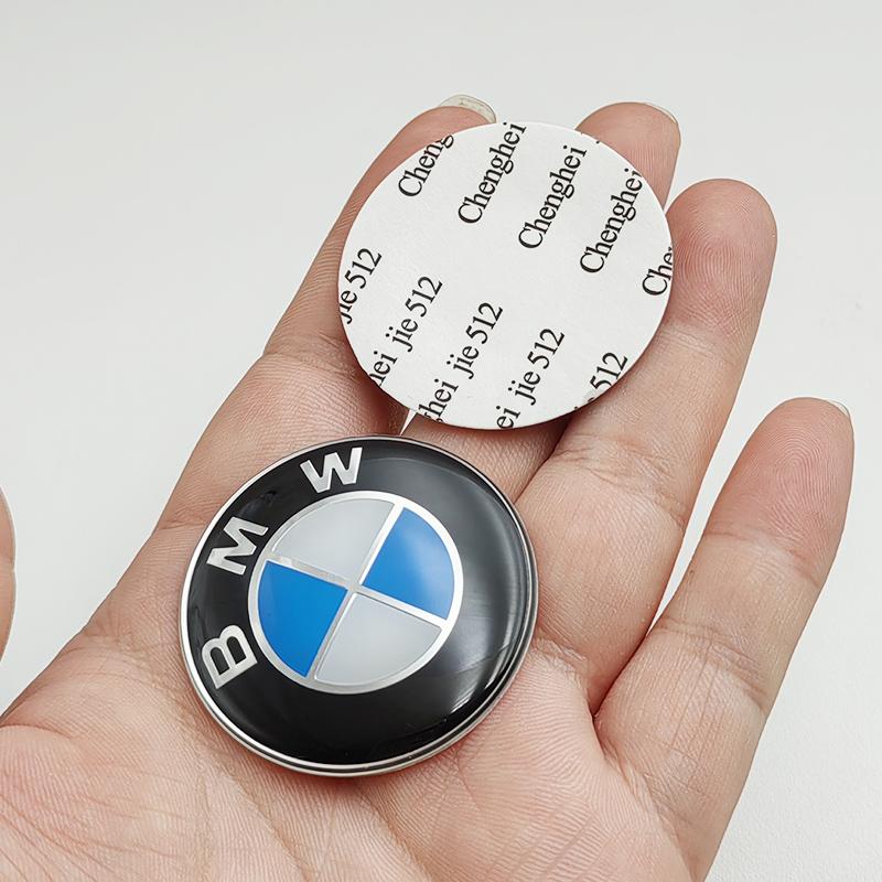 For BMW M X1 X3 45mm Car Steering Wheel Cover Badge Emblem Logo Sticker For BMW E46 E39 E90 E36 E91 E62 E87 E53 F15 F16 F20 F30 X1 X3 X5 M3 M5 CUZ1