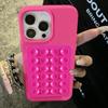 Suction Cup Stand Litchi Pattern Phone Case For iPhone 17 16 15 14 13 12 11 Pro Max Air 16 15 14 Plus XS XR X Shockproof Cover