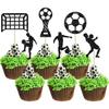 Fußball-Cupcake-Topper für Geburtstagsparty Dekoration Fußball-Cupcake-Topper Cupcake Picks