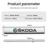 WPA1 3D Metal Sticker Car Body Emblem Decoration Decals For Skoda Octavia Kodiaq Fabia Rapid Superb A5 A7 2 Kamiq Karoq Accessories