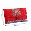 Multiple Patterns Wedding Red Packet Tassel Design Best Wishes Brocade Red Envelope HongBao Embroidery New Year's Blessing Bag
