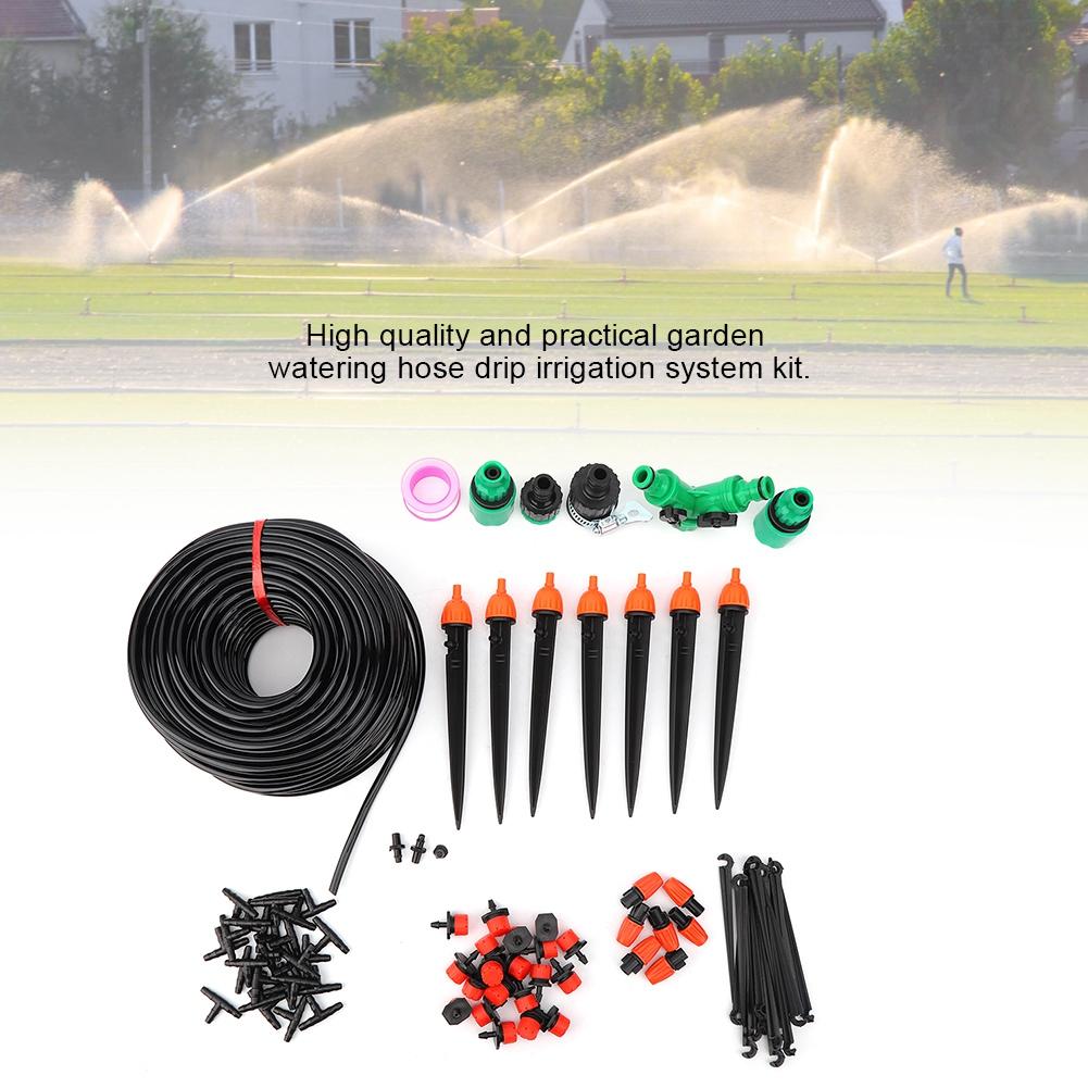 35m Adjustable Dripper Micro Sprinkler Automatic Watering Kit Garden Drip Irrigation Tool Set