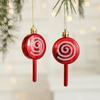 2Pcs Donut Xmas Tree Hanging Exquisite Christmas Santa Claus Pendant  New Year