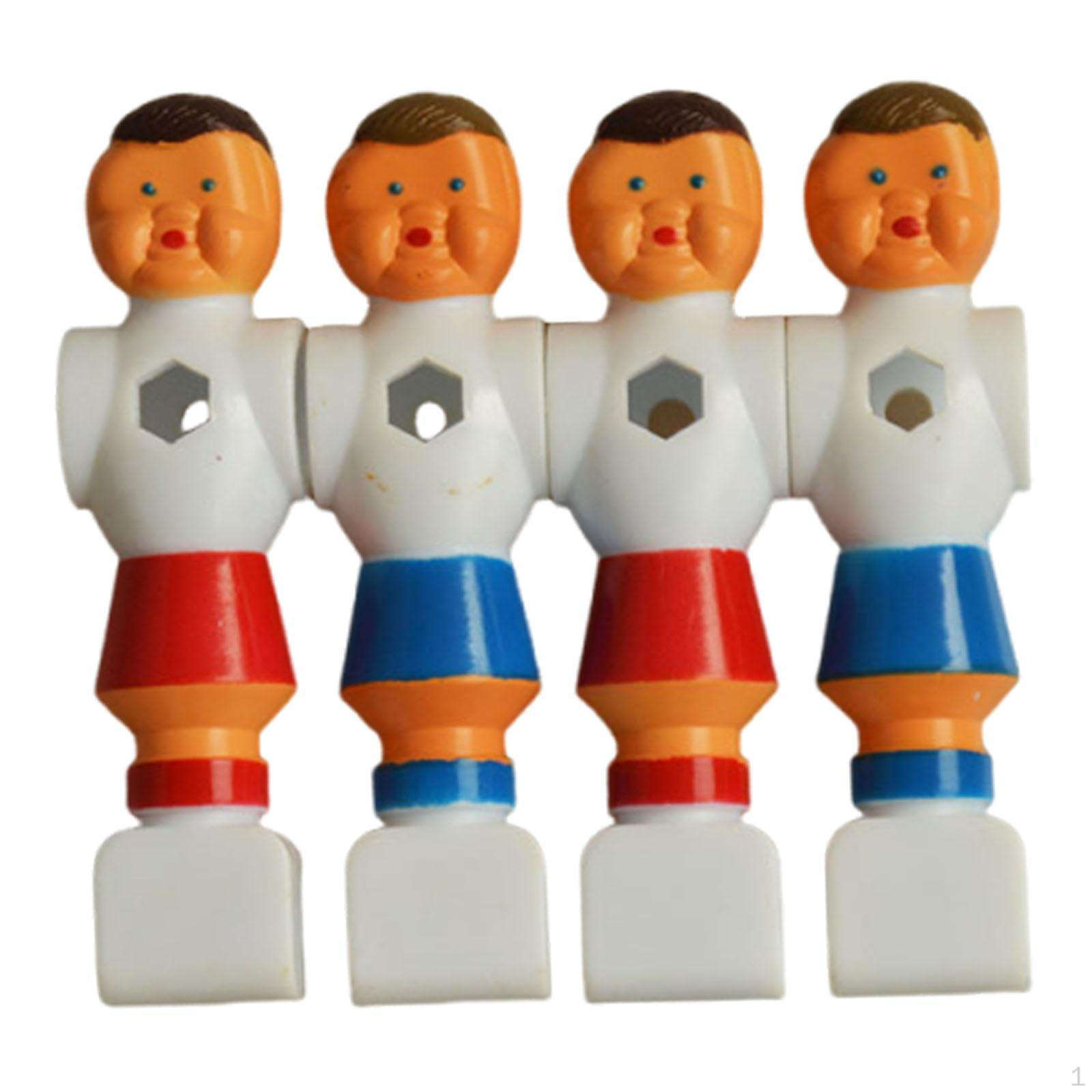 4x Foosball Soccer Table Men Player Equipment Mini Football Figures