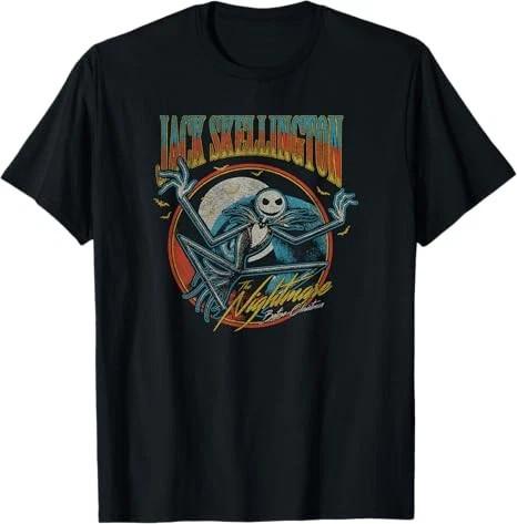 The Nightmare Before Christmas Halloween Jack Logo TShirt Black S
