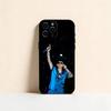 J-Junior H Phone Case For iPhone 17,16,15,14,13,12,11 Plus,Pro Max,XS,Soft Silicone Black Cover