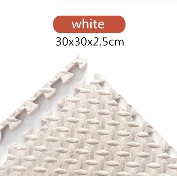 30x2.5CM Baby Foam Crawling Mat Children EVA Educational Toys Kids Soft Floor Game Mat Chain Fitness Brick Gym Game Carpet Gifts