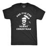 Herren Poe Poe Poe Frohe Weihnachten T-Shirt Lustiges Edgar Allan Poe Buchliebhaber Tee