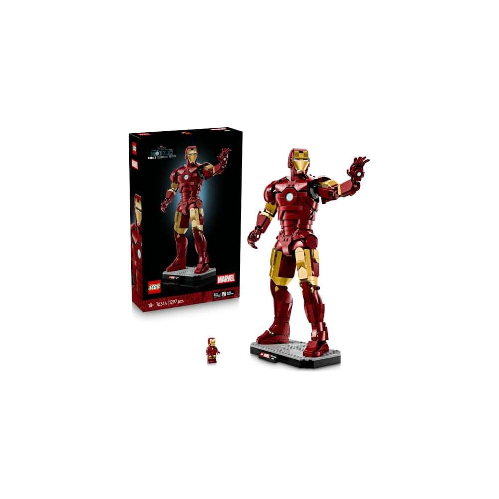 LEGO Marvel Iron Man Mark 3 Collector's Edition Toy Building Blocks 76344
