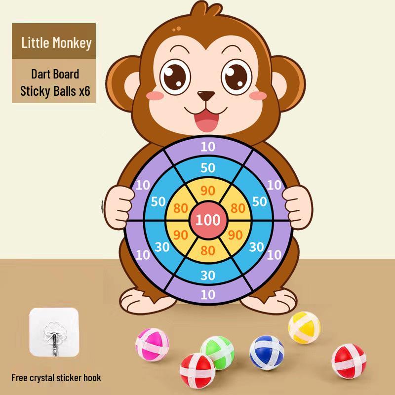 Interactive Parent-Child Throwing Sticky Balls Dartboard for Kids – Educational Indoor Toy Set