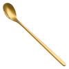 Gold Long Handle 304 Stainless Steel Water Drop Spoon for Stirring Desserts and Coffee