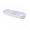 Swab and Pad Holder DustResistant Shaped Storage Box Divided Compartments for Women,
