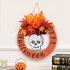 Listing Decoration Garland Halloween Simulation Pumpkin Maple Leaf Wall Hanging Scene Layout Door Pendant Decoration