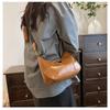 Dam Enfärgade Dragkedja Fyrkantiga Crossbody-väskor Fritid PU Sned Axelväska Set Justerbar Bred Rem