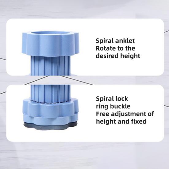 4/8Pcs Washing Machine Universal Heightening Pads Washer Dryer Leveling Stand Easy To Install Noise Reduction Anti-Vibration Riser Pads