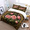 Elegant Rose Design Three-Piece Set Exquisite Three-Piece Bedding Set Gift For Kids And Adults