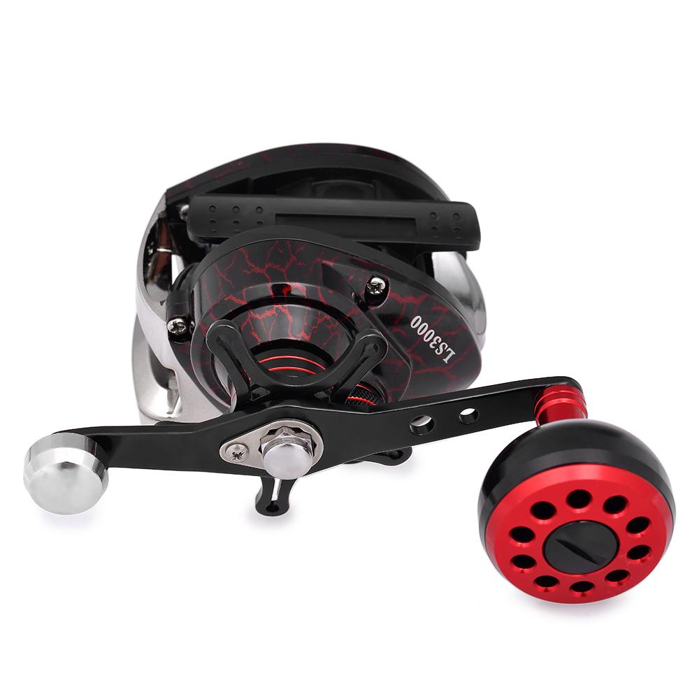 New 13+1 Bearing Left/Right Fishing reel with Digital Display Fishing Line Counter Saltwater Carp Reel 6.3:1 Casting Scroll Tool