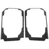 For Jetour Traveller T2  2024 2025 Car Accessories ABS Front Head Light Lamp Cover Trim 2pcs