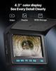 Sewer Camera, 50m Drain Inspection Camera, IP68 Waterproof Snake Plumbing Cameras with Lights - 6 Adjustable LEDs, 4500mAh Battery & 16GB Card for