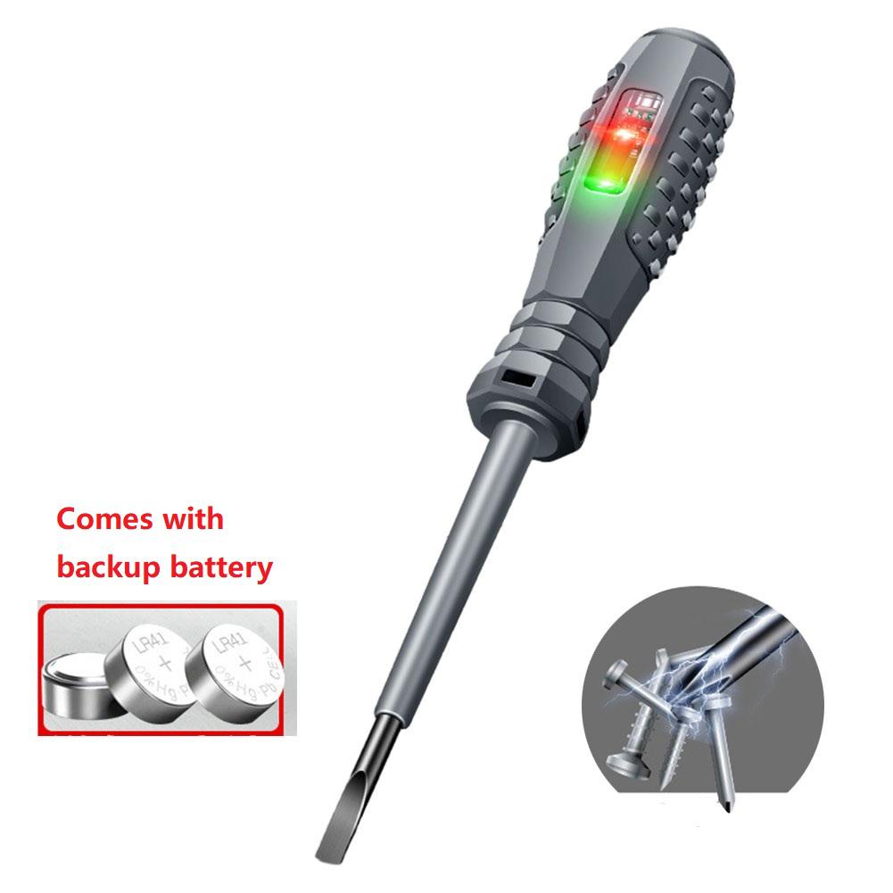 Digital Voltage Tester Pen Electric Voltage Tester Pen Screwdriver Colored HighLight Tester Pen AC Non-contact Test Pencil