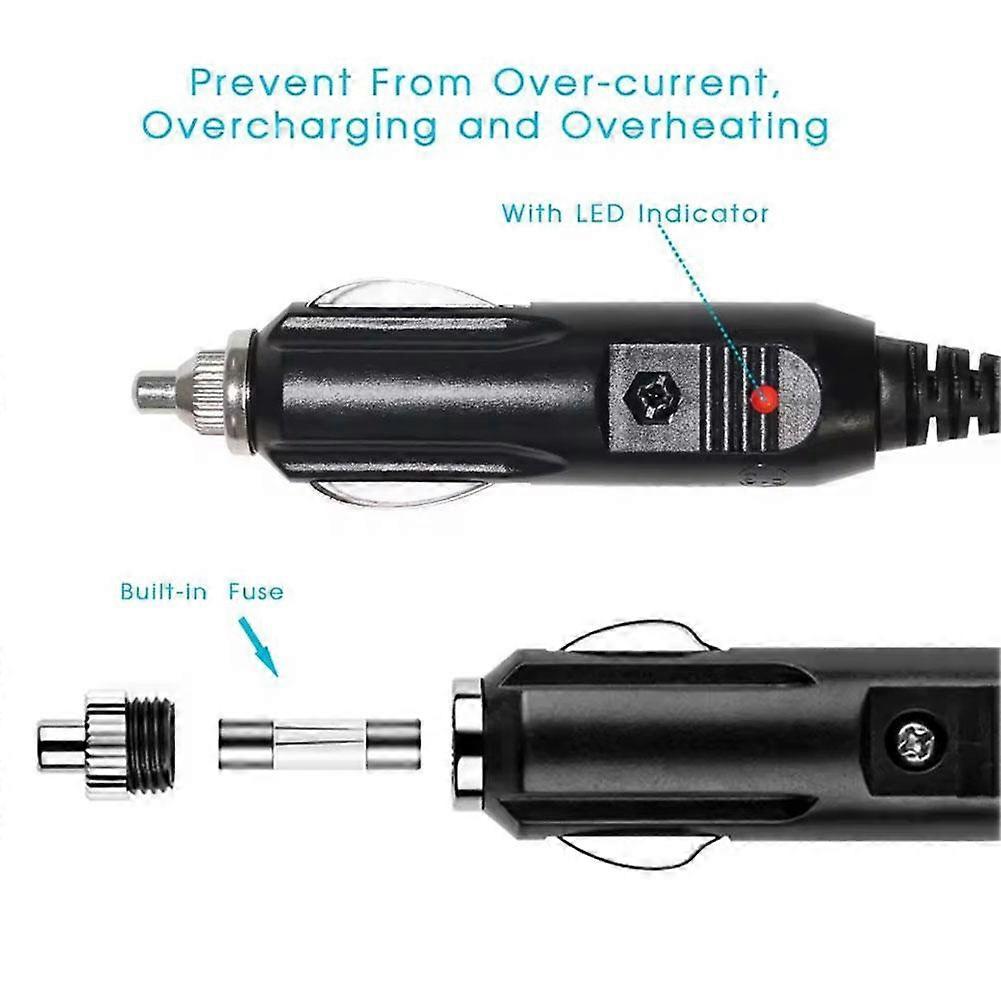 Car Cigarette Lighter Plug Wire Cigarette Lighter To Bullet Connector Wire Car Cigarette Lighter Male To Terminal Connection