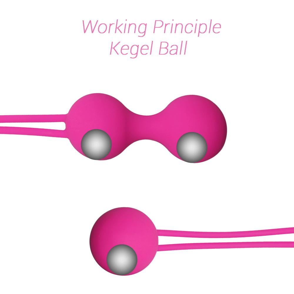 Kegel Balls Smart Love Ball Vaginální Utahovací Cvičební stroj Vibrátor Vaginální Geisha Ball Ben Wa Ball Sexuální hračka pro ženy