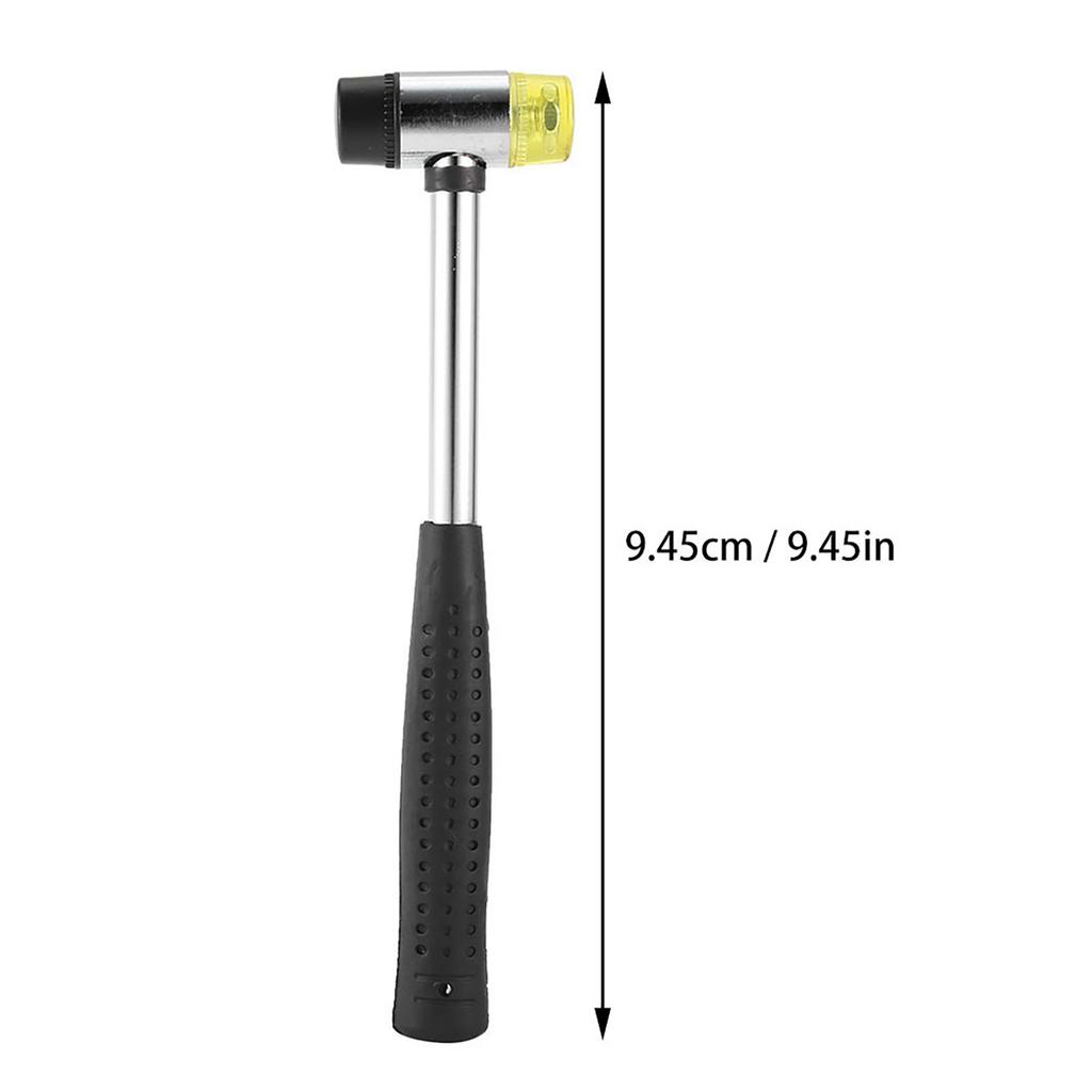 Double Face Detachable Rubber Hd Hammer Lther Craft Handcraft   with Steel Handle