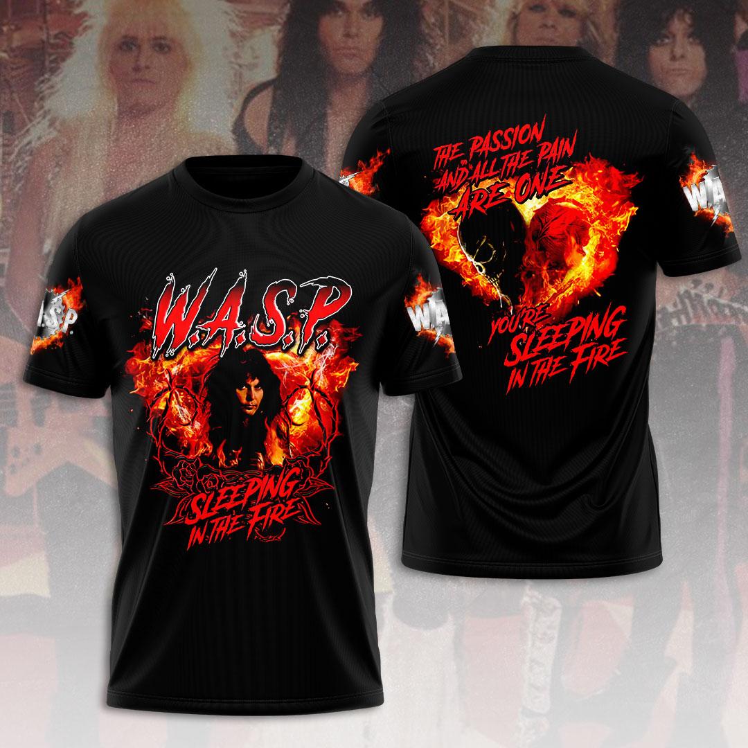 

W.A.S.P Рок 3D-печать Футболки Мужчины Женщины Хип-хоп Тренд Футболка с коротким рукавом Y2k Топы Оверсайз Уличная одежда Мужская одежда XXS