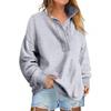 Women's Fashionable Long-sleeved Pullover And Solid-color Sweatshirt