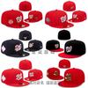 National Team Baseball Cap for Men and Women, Non-Adjustable, Embroidered Flat-Brim Cap, Fully Enclosed, European and American Style Hat
