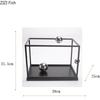 Rectangular Metal Ball Ornament Desktop Decoration Art Creative Geometric Framework Crafts Modern Room Aesthetic Decoration