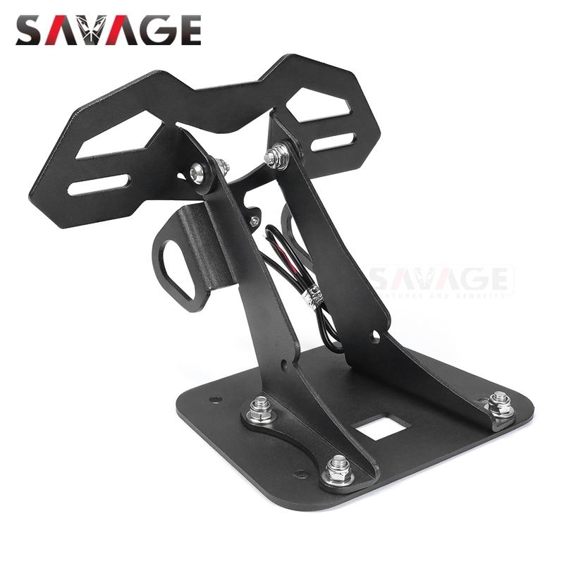 YZF-R3 YZF-R25 License Plate Bracket LED Flowing Turn Signals For Yamaha MT-03 MT-25 YZF R3 MT25 Tail Tidy Fender Eliminator Kit